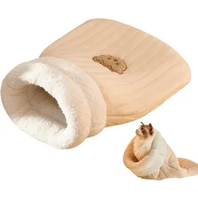 Meilleurs prix pour Lit pour Chat Panier pour Chien lit pour Chien lit pour Animal Compagnie Semi-fermé Lavable Doux et Chaud Sac m#marr CORBEILLE