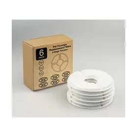 Meilleurs prix pour Filtre à charbon actif pour fontaine à eau pour chat - Phoesky - 6 pièces - Charbon actif - Résine - Maille de coton