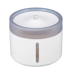 Meilleurs prix pour Fontaine à eau pour chat couvercle en acier inoxydable 24 L pour petits chiens et chats avec lumière LED et ind HUMIDIFICATEUR