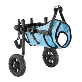 Comparer les prix de Chariot à 2 Roues Léger - DUOKU - SS1-02 - Réglable - Pour Chiens Blessés - Taille S
