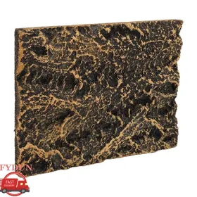 Meilleurs prix pour FYDUN Fond de terrarium de roche Fond De Terrarium En Roche Texture animalerie artificielle 175x13cm / 689x512 pouces