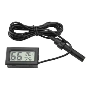 Meilleurs prix pour Mini thermomètre et hygromètre LCD intégré, moniteur d'humidité et de température avec sonde externe