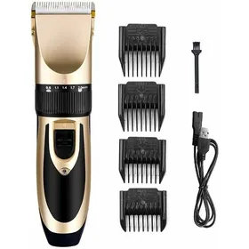 Comparer les prix de Tondeuse professionnelle rechargeable par USB pour animaux de compagnie tondeuse sans fil silencieuse avec 4 peignes pour chiens
