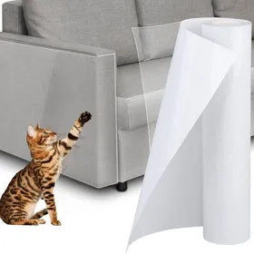 Comparer les prix de Housse de canapé anti-griffures - ULISEM - 30x500 cm - Transparent - Épaisseur 15 mm - Forte adhérence - Sans résidus