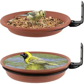 Meilleurs prix pour Abreuvoir Oiseaux  Exterieur Mangeoire Sur Pied Bains Pour Sauvages Bath Baignoire Suspendue Nourriture MangoireKit De