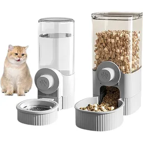 Comparer les prix de 2 Distributeurs Auto Suspendus Eau/Nourriture petits animaux chats/chiens alimentation .