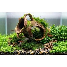 Comparer les prix de Décoration aquarium amphore cachette pour poissons 16 x 11 x 13 cm