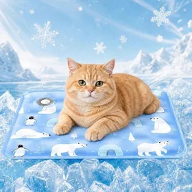Meilleurs prix pour Tapis Rafraichissant Chien Chat Tapis Auto-Rafraîchissant Animaux 40x50cm Coussin Rafraîchissant Imperméable Pliableen été Chaud
