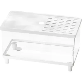 Comparer les prix de Mini Terrarium pour Reptiles Petit réservoir pour lézards pour Serpents Tortues lézards Blanc