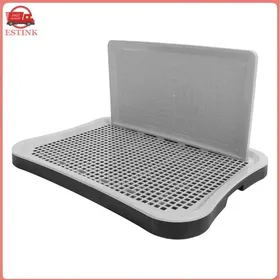 Comparer les prix de ESTINK plateau de pot pour chien Toilettes De Dressage Pour Chiens Tapis De Propreté Amovible En Maille Pour animalerie kit Noir