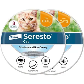 Meilleurs prix pour Collier Seresto Chat – Recommandé par vétérinaires  Anti-puces & tiques  Protection 8 mois  Lot de 2