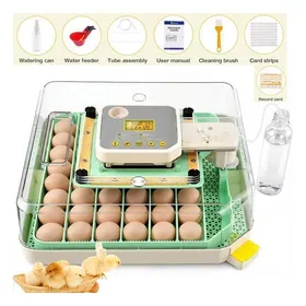 Meilleurs prix pour Couveuse Oeuf Automatique 48 oeufs - Retournement Automatique Precise Temp & Humidity Control pour œufs de poule/canard/caille