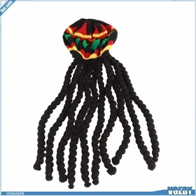 Comparer les prix de Chapeau de perruque Dreadlocks béret en tricot doux et respirant pour fête costumée dHalloween