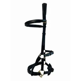 Comparer les prix de Bridon sans mors pour cheval en cuir T de T Sidepull - noir - Noir - Cheval