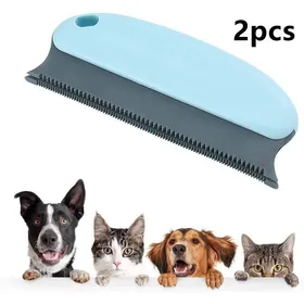 Meilleurs prix pour Brosse vêtement - XVX - 2pcs - Anti poils animaux - Élimination efficace - Couleur bleu