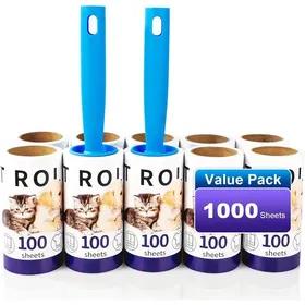 Comparer les prix de Brosse Poils Animaux 1000 FeuillesRouleau Anti-Peluches Extra adhésif pour Poils danimauxVêtementsPoils de ChatPoils de Chien
