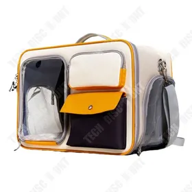 Meilleurs prix pour Sac à dos pour chat et chien - TECH DISCOUNT - Modèle grande capacité - Imperméable - Jaune - 15 kg max