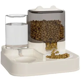 Meilleurs prix pour Distributeur automatique de nourriture et deau pour animaux - Grande capacité - Pour chat et chien