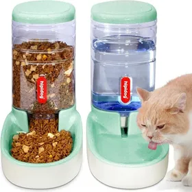 Comparer les prix de Abreuvoir et Alimentateur Automatique pour Animaux 38 L avec Distributeur dEau Vert ODIPIE