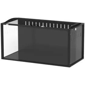 Comparer les prix de LIA Cage à Hamster Géante Habitat pour Rongeur en Acier et Acrylique Transparent Vue Panoramique 105 x 51 x 53 cm Noir