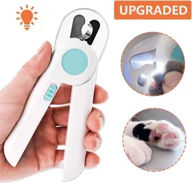Comparer les prix de Coupe-ongles pour chien, coupe-ongles pour chat, coupe-ongles professionnel pour animaux de compagnie, avec lumières LED et protect