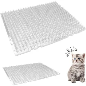 Comparer les prix de Tapis Répulsif Anti-Chat 12 Pièces 42x34cm avec Picots Pour Intérieur et Extérieur Protéger Espaces