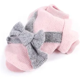 Comparer les prix de Pull chaud pour petit chien (chihuahua yorkshire) avec nœud papillon gilet manteau tricoté robe chemise vêtements