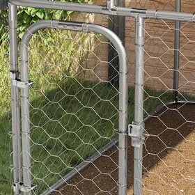 Meilleurs prix pour Meuble Déco - Niche/enclos pour chiens - CHICArgent Chenil extérieur avec toit 100x100x150 cm luf2108697