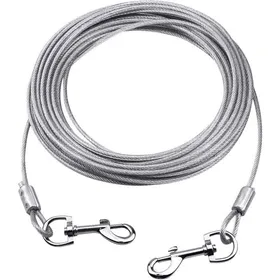 Meilleurs prix pour Câble dattache pour Chiens jusquà 80 kg 10M (Blanc) Animaux de Compagnie Plomb pour Chiens de Petite Moyenne ou Grande Taille