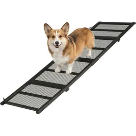 Meilleurs prix pour HOOBRO Escalier pour Chien Escalier Pliable 4 marches pour Voitures SUV canapés et Lits  antidérapant pour Grands Chiens Noir