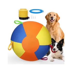 Comparer les prix de Balle de berger pour grands chiensjouet interactifballe à rapportergonflable et résistante aux déchirures