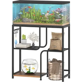 Comparer les prix de HOOBRO Support daquarium de 20 gallons Support pour aquarium Support robuste pour terrarium de tortue 76 x 30 x 75 cm