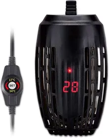 Meilleurs prix pour Chauffage d'aquarium réglable,mini chauffage d'aquarium 100 W avec indicateur LED,adapté aux aquariums à température constante