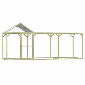 Comparer les prix de Poulailler en bois - vidaXL - 45x15x2 m - Pinède imprégnée - Résistant aux intempéries - Toit résistant à leau
