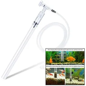 Comparer les prix de Aspirateur Aquarium Nettoyeur de Gravier Aquarium Filtre de Filtre daquarium Gravier deau Sable (Squeeze Free Manual)