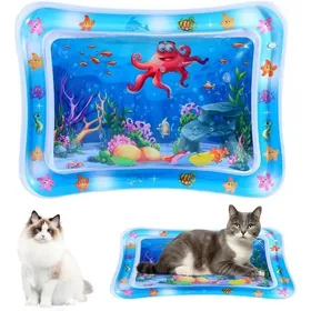 Comparer les prix de Tapis de jeu deau capteur - Tapis de jeu pais pour chats - Capteur deau avec poisson - Tapis de capteur deau AIRE DE JEU