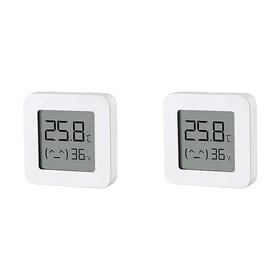 Comparer les prix de Temperature and Humidity Monitor 2 thermomètre dintérieur connectée Blanc écran LCD 15 Bluetooth Batterie Longue durée