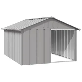 Comparer les prix de Niche pour chien - HELLOSHOP26 - 1165 x 153 x 815 cm - Acier galvanisé - Extérieur - Gris