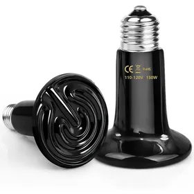 Meilleurs prix pour Lampe Chaleur Céramique Reptile 150W E26 Sans Lumière Bulbe Chauffage Nocturne Terrarium Lézard Tortue Serpent
