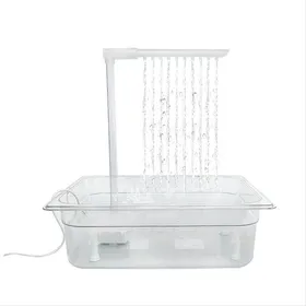 Meilleurs prix pour Baignoire de Bain Automatique pour Oiseaux Fontaine de Bain Multifonction pour Perroquets pour le Nettoyage des Perruches
