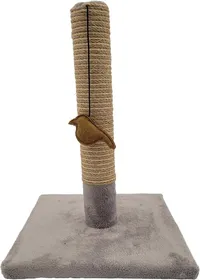 Comparer les prix de Griffoir pour Chat 42 cm  Griffoir Chat en Sisal et Polyester Résistant  Forme Simple avec Jouet Oiseau  Grattoir Chat  30x30cm