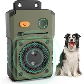 Comparer les prix de Dispositif Anti Aboiements Chiens - LECOO - 3 Fréquences Ultrasons - Vert Armée - Petit - Extérieur