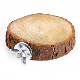 Meilleurs prix pour Cage à oiseaux pour perroquets jouet à mâcher support en bois naturel plate-forme pour perruches calopsittes