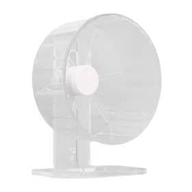 Meilleurs prix pour SALUTUYA roue dexercice pour hamster Roue de Hamster silencieuse avec support en acrylique transparent animalerie Parasiéré