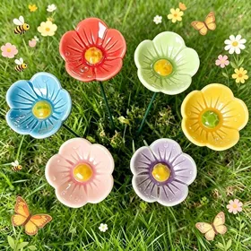 Meilleurs prix pour 2026 station deau apicole de jardin station deau dinsectes Bee Bar abreuvoir fleur jardin pile jardin cadeau bol