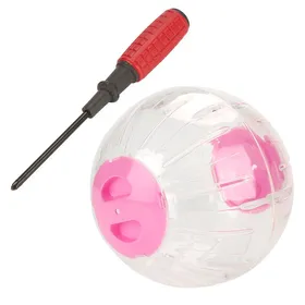 Meilleurs prix pour 185 cm Nouvelle Mode En Plastique Petit Animal De Compagnie Hamster Gerbille Jouet Activité De Course Balle Dexercice (Rose)