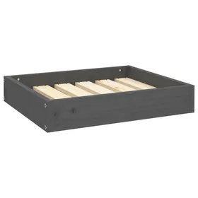 Meilleurs prix pour Réduction - Lit pour chien VIDAXL charge maximale : 50 kg Gris 515x44x9 cm Bois de pin solide @55303