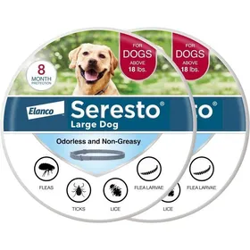 Meilleurs prix pour Collier anti-puces et anti-tiques Seresto pour grands chiens recommandé par les vététaires – pour chiens de plus de 8 kg  Lot de 2