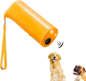 Meilleurs prix pour Dispositif anti-aboiement 3 en 1, dispositif anti-aboiement à ultrasons portatif 3 en 1 pour chiens Dispositif anti-aboiement à LED