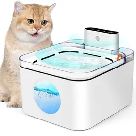 Comparer les prix de Fontaine à Eau pour Chats et Chiens Sans Fil Détecteur de Mouvement Batterie 5200 mAh 3 Modes Triple multicolore FONTAINE A EAU